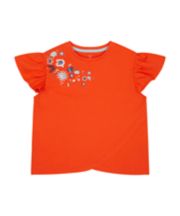 Mothercare Red Embroidered T-Shirt