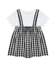 Mothercare Gingham Blouse And T-Shirt Set