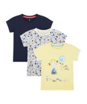 Mothercare Pretty Thing T-Shirts - 3 Pack
