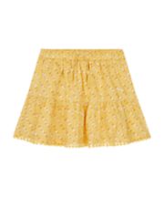 Mothercare Mustard Floral Skirt