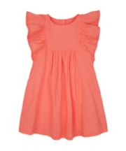 Mothercare Peach Butterfly-Sleeve Dress