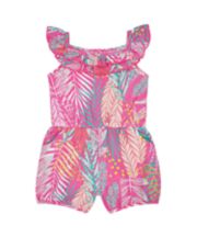 Mothercare Pink Tropical Playsuit