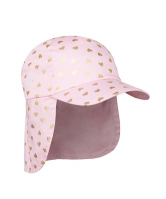 Mothercare Girls Pink Foil Loveheart Keppi