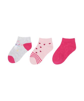 Mothercare Girls Magical Socks - 3 Pack