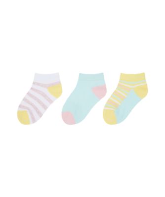 Mothercare Girls Stripe Socks - 3 Pack