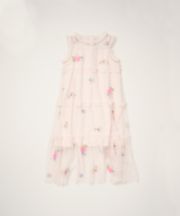 Mothercare Pink Mesh Tiered Dress