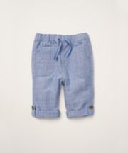 Mothercare Chambray Roll-Up Trousers