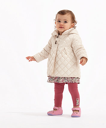 Cream Duffle Coat - outerwear - Mothercare