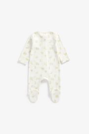 Mothercare Floral Zipped Sleepsuit