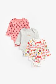 Mothercare Love Bug Bodysuits - 3 Pack