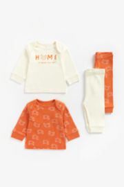 Mothercare Home Bear Pyjamas - 2 Pack