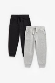 Mothercare Black And Grey Marl Joggers - 2 Pack