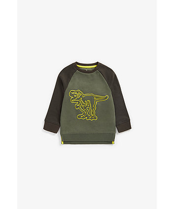 Mothercare Embossed Dino Sweat Top