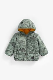 Mothercare Dinosaur Fleece-Lined Jacket