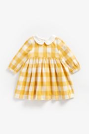 Mothercare Mustard Gingham Dress