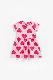 Mothercare Red Heart Jersey Dress