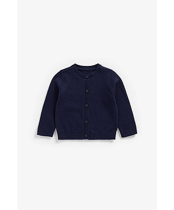 Mothercare Navy Knitted Cardigan