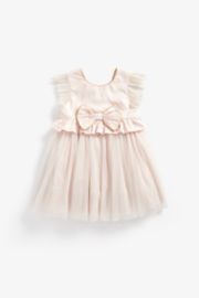 Mothercare Pink Tulle Dress With Bow