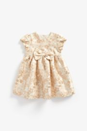 Mothercare Rust Jacquard Dress With Bow