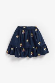 Mothercare Navy Embroidered Midi Skirt