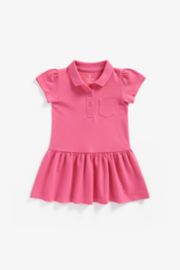 Mothercare Pink Pique Polo Dress