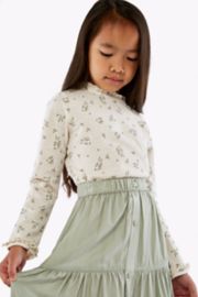 Mothercare Khaki Tiered Maxi Skirt