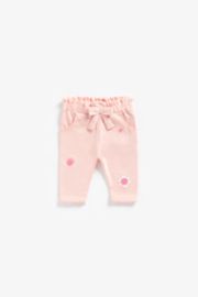 Mothercare Pink Flower Joggers With Paperbag Waist