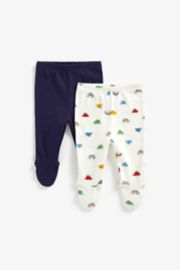 Mothercare Dino And Navy Leggings - 2 Pack