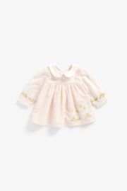 Mothercare Pink Embroidered Dobby Blouse