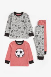Mothercare Football Pyjamas - 2 Pack