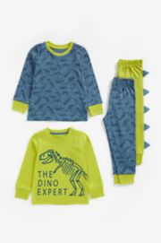 Mothercare Dino Expert Pyjamas - 2 Pack