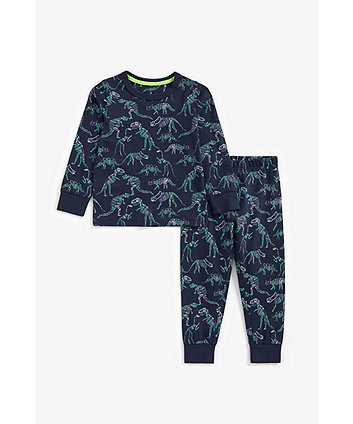 Mothercare Neon Dino Pyjamas