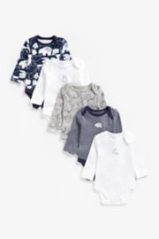 Mothercare Winter Animals Bodysuits - 5 Pack