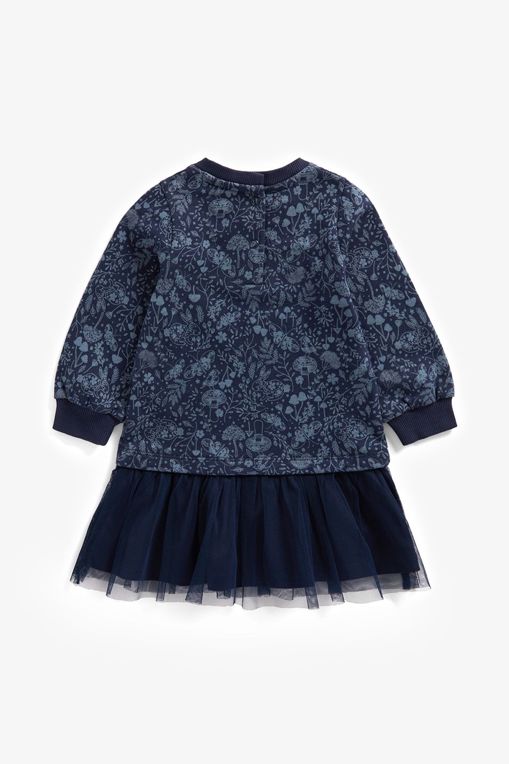 rochie bleumarin strălucitoare cu aspect 2 în 1